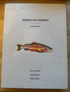 Yvon Chouinard SIGNED BOOK Simple Fly Fishing DELUXE LIMITED EDITION Patagonia - Imagen 1 de 9