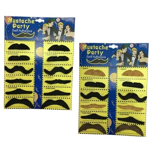 Unisex Adults Fake Beard Stage Show Cosplay Props Comfortable Mustaches Party - Bild 1 von 8