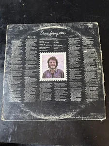 BRUCE SPRINGSTEEN GREETINGS FROM ASBURY PARK 12" LP VG+ VINYL NO COVER - Picture 1 of 4