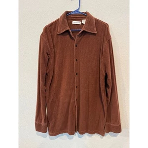 ChereSkin Men’s Corduroy Long Sleeve Button-Down Shirt – Large | Classic & Cozy - Picture 1 of 5