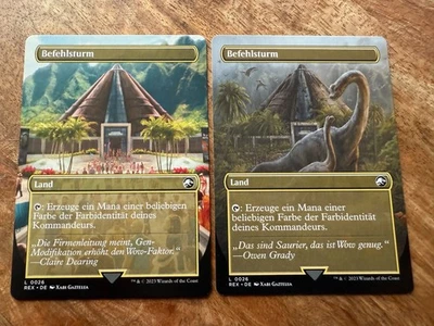 1x Command Tower / Befehlsturm - Borderless - Jurassic World - NM -DE- MTG Magic - Bild 1 von 3