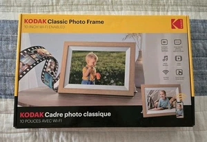 Kodak Classic Photo Wood Frame 10 Inch Wi-Fi Enabled RCF-1012W - Picture 1 of 12