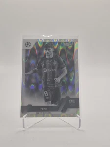 2022-23 Topps Chrome UEFA Club Competitions - Pedri Black White RayWave - Bild 1 von 2