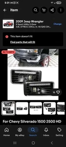 Chevy Silverado 1500 2500 HD 3500HD Tahoe Left Side LED Fog Light Replacement - Picture 1 of 3