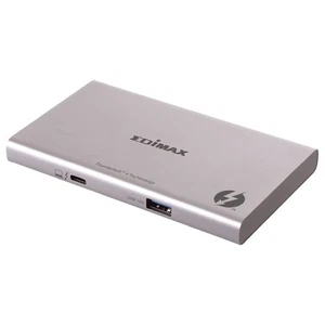 EDiMAX 5-en-1 Thunderbolt 4 Mini Station d'accueil Slim, 40 Gbit/s, 3 ports 15W TB4, simple... - Photo 1/8