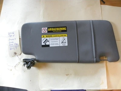 2002-2006 2003 2004 2005 Honda CR-V CRV Left Driver's Side Gray Sun Visor - Image 1 of 4