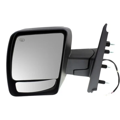 Mirror For 2012-2021 Nissan NV1500 with Blind Spot Textured Black Driver Side - Image 1 of 4