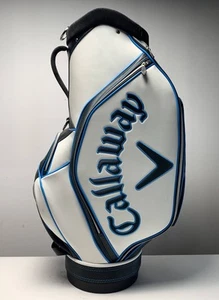 Callaway Display Staff Bag White Blue Black 6-Way Divide No Strap Golf Bag - Picture 1 of 6