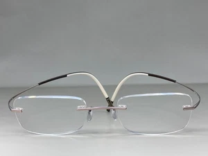 Marco de gafas Silhouette 7581 40 6051 marrón sin montura titanio [] 21-150 marcos - Imagen 1 de 17