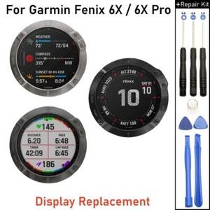 Screen For Garmin Fenix 6X / 6X Pro GPS Sport Watch LCD Display Replacement BN - Zdjęcie 1 z 7