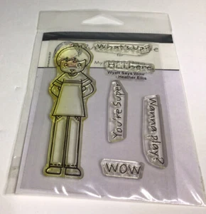 My Favorite Things Pure Innocence Wyatt Says Wow Stamps Unused - Picture 1 of 15