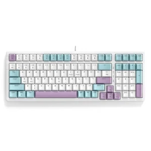 Wired Gaming Mechanical Keyboard Backlit Blue Swicth Full Keyboard For Mac Win - Picture 1 of 24