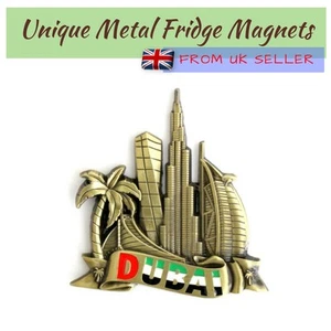 Magnete da frigorifero in metallo design unico arredamento casa regalo souvenir vacanze da Dubai - Foto 1 di 10