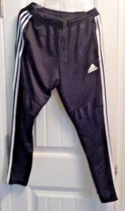Adidas Running Pants Size L Youth Black Climacool - Picture 1 of 8