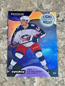 2022-23 Synergy Light Up the Night Trey Fix-Wolansky #LNR-TF Blue Jackets /75 - Picture 1 of 2