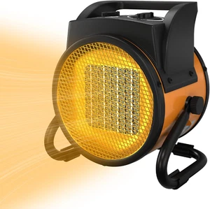 Electric Space Heater for Indoor Use, Outdoor Heater with Overheat Protection, F - Picture 1 of 7