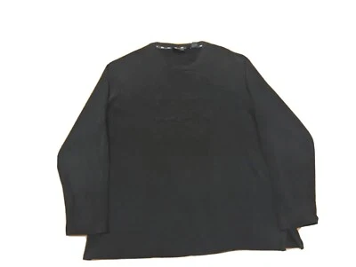 Vintage DKNY Black Logo Spellout Sporty Sweatshirt Men XL Y2K 2000s - Image 1 of 4