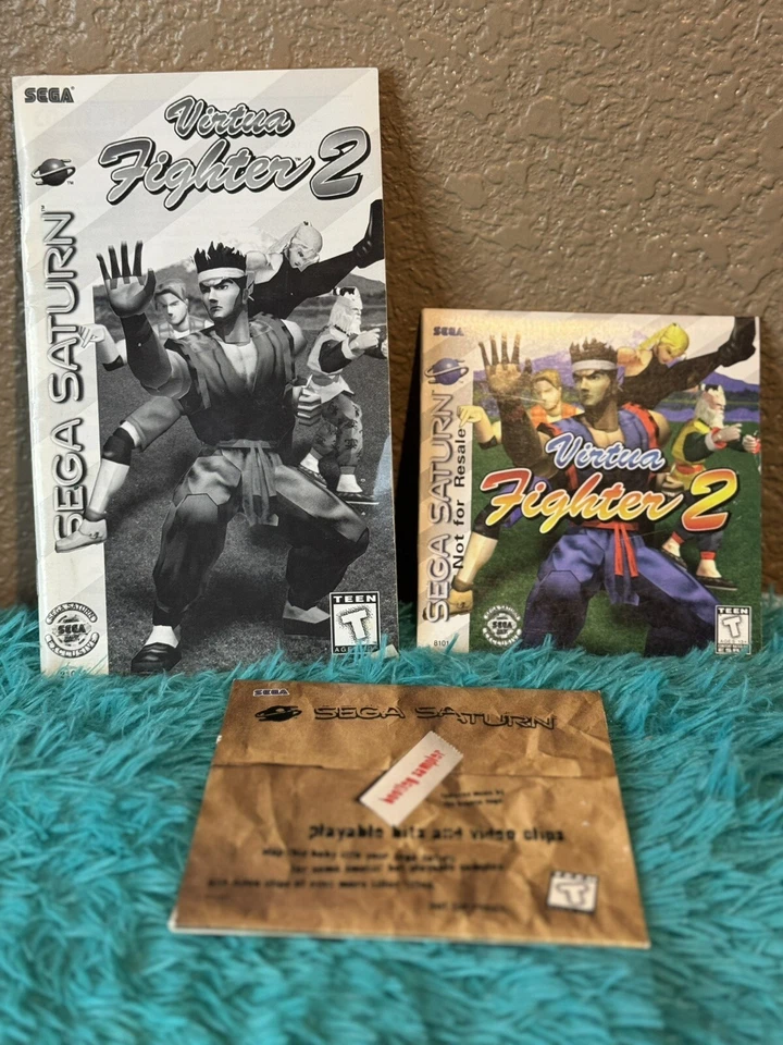 Virtua Fighter 2 manual and  NOT FOR RESALE Virtua Fighter 2 Demo cd - Image 1 of 1