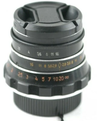 Industar 61 L/d f/2.8 55mm Rangefinder Lens M39 Mount Leica Fixed Manula Soviet - Image 1 of 4