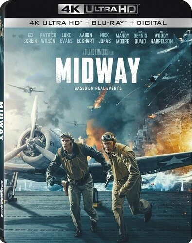 Midway (2019)   ULTRA 4K HD Blu Ray  -  with slipcover  - sealed - Image 1 of 1