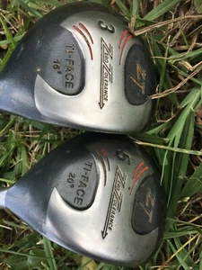 ZERO TOLERANCE TI-FACE 3-5 WOOD 15 and 20 DEGREE R-FLEX SHAFT GRAPHITE R/H MEN - Picture 1 of 8