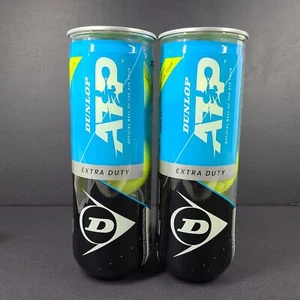 2 Cans / 6 Balls Dunlop ATP Extra Duty Tennis Balls Hard Court ITF USTA Approved - Picture 1 of 3