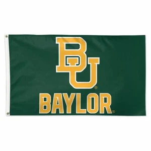 BAYLOR BEARS "BU" 3'X5' DELUXE FLAG NEW WINCRAFT 🐻 - Picture 1 of 1