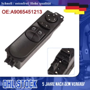 Interruttore alzavetro per MERCEDES-BENZ Sprinter W906 9065451213 anteriore sinistro DHL - Foto 1 di 6