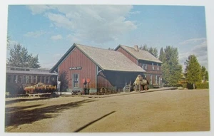 VINTAGE POSTCARD NEVADA CITY DEPOT ALDER GULCH SHORT LINE R.R. MONTANA RAILROAD - Picture 1 of 2
