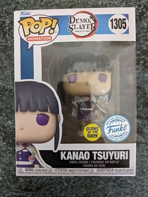 Funko POP Demon Slayer Kanao Tsuyuri 1305 GITD Glow Dark Cuidado Pack #1 Foto 1 de 4