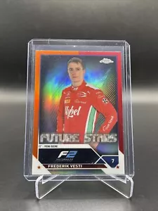 2023 Topps Chrome Formula 1 F1 Frederik Vesti Orange / Red SP #70 - Picture 1 of 2