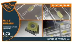 Máscara de pintura M142 Himars para kits de antearte 1/72 utilería transparente CPA72146 - Imagen 1 de 3
