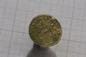 🧠🇩🇪 GERMANY NURNBERG HAND KRAUWINKEL c. 1580 BRASS TOKEN 28mm B66 #Z1439 - Picture 1 of 2