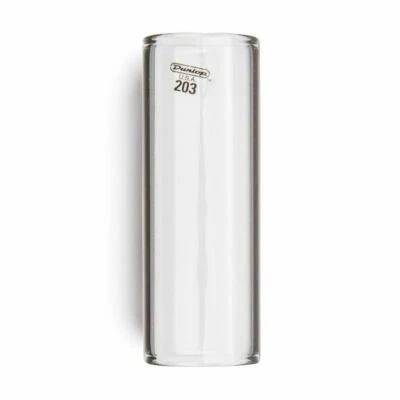 Guitarra Dunlop 203 Pyrex Regular Pared Vidrio Transparente Slide, Grande, Anillo Tamaño 12.5 Foto 1 de 3
