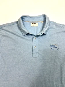 Linksoul Polo Camicia Blu Manica Corta Golf Uomo 2XL - Foto 1 di 6
