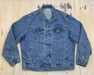 Chaqueta de Jeanim Azul Lee Dungarees - De Colección Años 90 Hecha en EE. UU., GRANDE para Hombre - Imagen 1 de 12