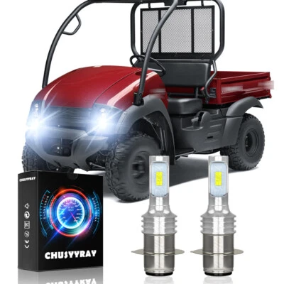 Kit de 2 faros LED H6 6000K bombillas para Yamaha Timberwolf 250 Warrior 350 YFB Foto 1 de 4