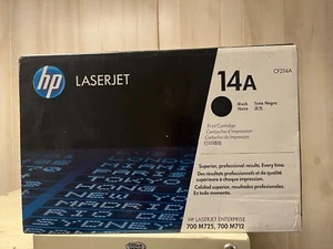Genuine HP LaserJet 14A Black Toner Cartridge, CF214A, Sealed box - Picture 1 of 1