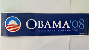 Barack Obama for President 2008 presidential campaign bumper sticker 3x11 - Picture 1 of 2