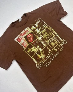 Vintage Rolling Stones Band Tee Sz L Y2K EXILE ON MAIN ST Tour Mick Jagger RARE - Picture 1 of 18