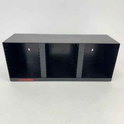 Vintage LASERLINE CD Storage Rack 36 CDs Organizer Wall Mount Or Desktop Black - Image 1 of 4