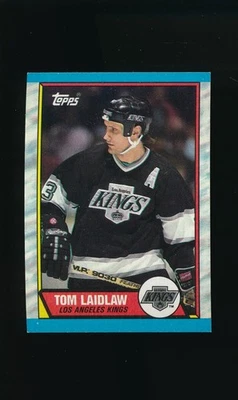 1989-90 Topps #34 Tom Laidlaw * Defense * Los Angeles Kings * NM * - Image 1 of 2
