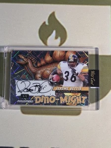 2024 Wild Card Alumination Dino-Might Jerome Bettis 1/1 Autograph 🔥 Steelers - Bild 1 von 4