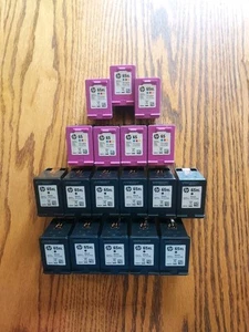 18 Empty HP 65XL 11-Black And 7-Tri Color Ink Cartridges Virgin Never Refilled - Photo 1/4