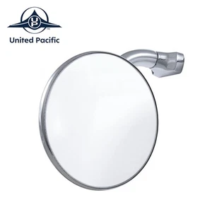 Classic Style 4" Peep Universal Door Mirror Left or Right Side - Picture 1 of 2