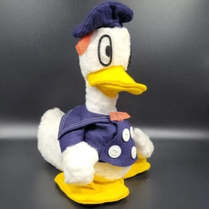 RARE VTG Master Industries Donald Duck Plush Early Felt Sailor Outfit Disney 50s - Picture 1 of 11