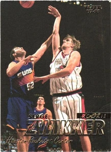 Serge Zwikker 1997 98 Fleer Rookie Card #348 Houston Rockets NBA Basketball - Picture 1 of 2