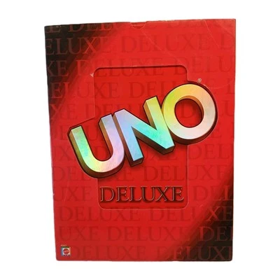 Uno Deluxe Card Game by Mattel Games - Image 1 of 2