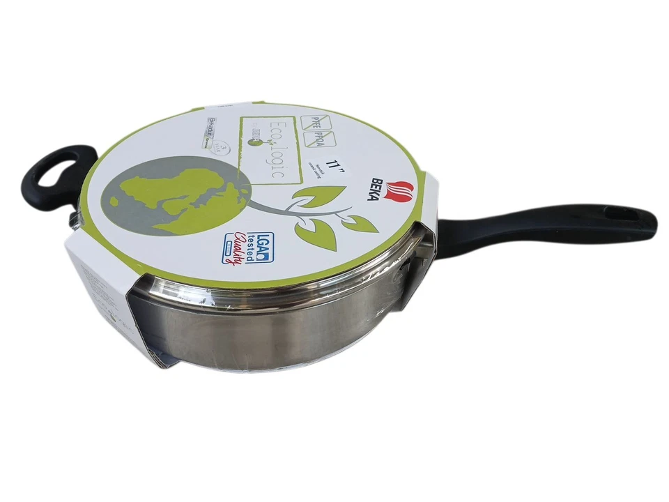BEKA Cookware Skillet Frying Saute Pan With Lid 11" Non-Stick Ceramic Eco-Logic - Image 1 of 4