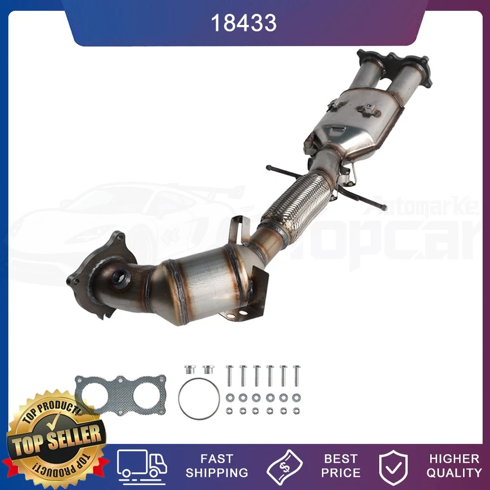 Catalytic Converter For 2010-2013 2014 2015 Volvo XC60/XC70/S80/S60 3.0L l6 EPA Foto 1 de 4